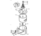 Kenmore 1107014652 tub and basket assembly diagram