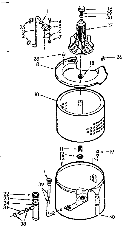 Tub and basket assembly