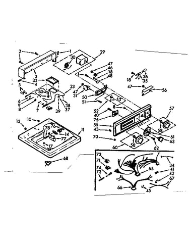 Top and console assembly