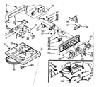 Kenmore 1107014611 top and console assembly diagram