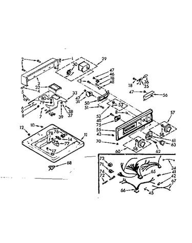 Top and console assembly