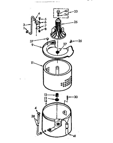 Tub and basket assembly