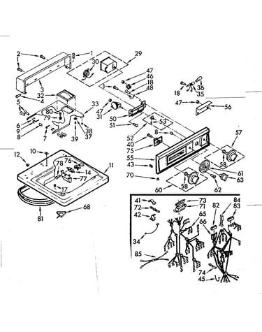 Top and console assembly