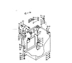Kenmore 1107015620 cabinet parts diagram