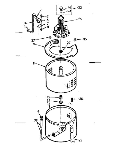 Tub and basket assembly