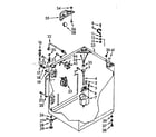 Kenmore 1107014624 cabinet parts diagram