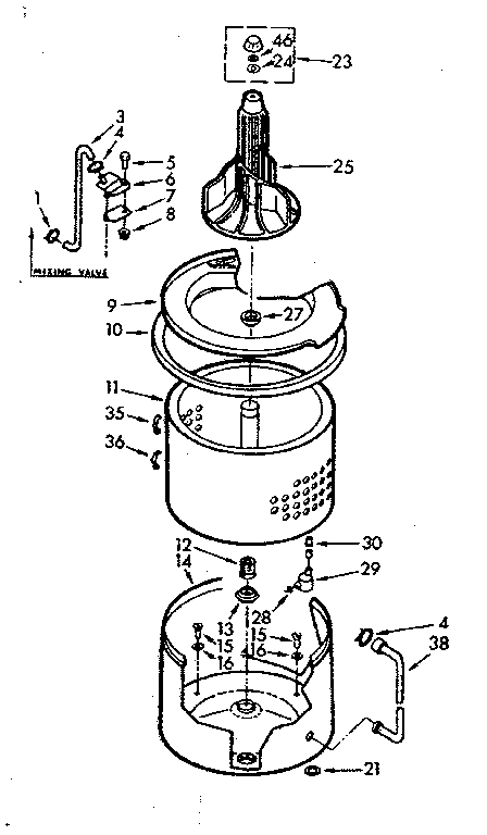 TUB & BASKET ASSEMBLY