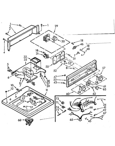 Top and console assembly