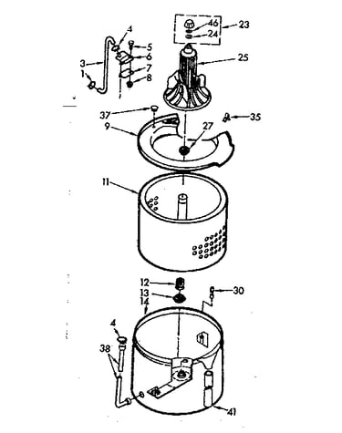 Tub and basket assembly