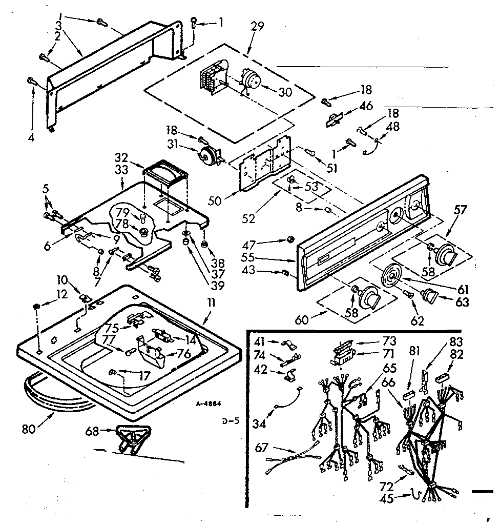 Top and console assembly