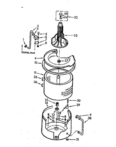 Tub and basket assembly