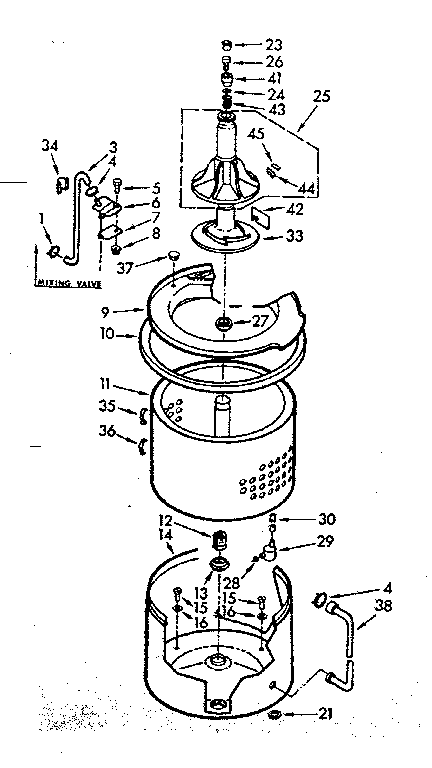 Tub and basket assembly