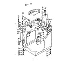 Kenmore 1107015852 cabinet parts diagram