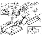 Kenmore 1107017000 top and console assembly diagram