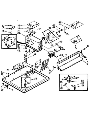 Top and console assembly