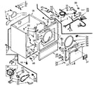 Kenmore 1107017000 cabinet assembly diagram