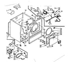 Kenmore 1107017010 cabinet assembly diagram