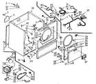 Kenmore 1107017602 cabinet assembly diagram