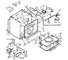 Kenmore 1107017620 cabinet assembly diagram