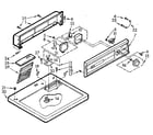 Kenmore 1107017620 top and console assembly diagram