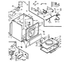 Kenmore 1107017800 cabinet assembly diagram