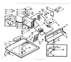 Kenmore 1107018010 top and console assembly diagram