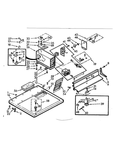 Top and console assembly