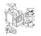 Kenmore 1107018011 cabinet assembly diagram