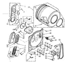 Kenmore 1107018600 bulkhead assembly diagram