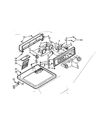 Top and console assembly