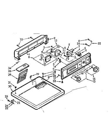 Top and console assembly