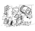 Kenmore 1107018610 bulkhead assembly diagram