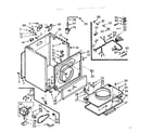 Kenmore 1107018800 cabinet assembly diagram