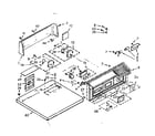 Kenmore 1107018800 top and console assembly diagram