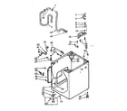 Kenmore 1107033100 cabinet parts diagram