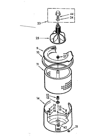 Tub and basket assembly