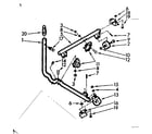 Kenmore 1107033102 caster assembly diagram