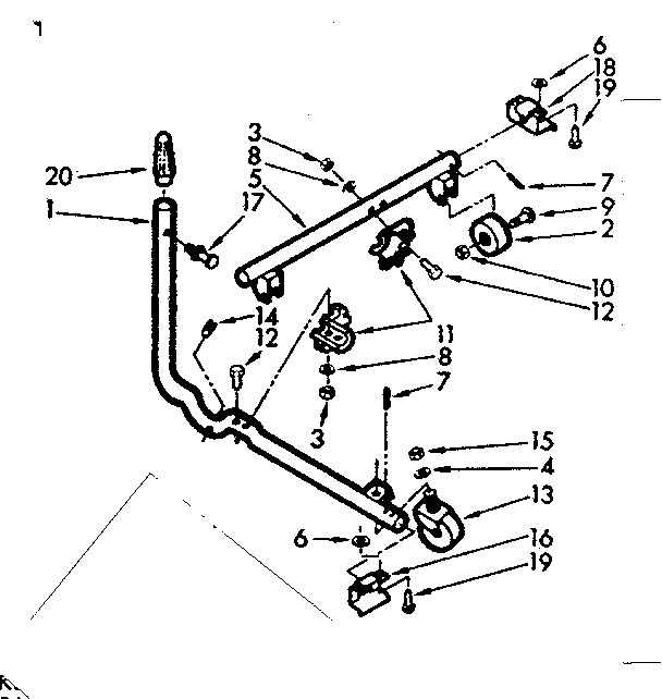 Caster assembly