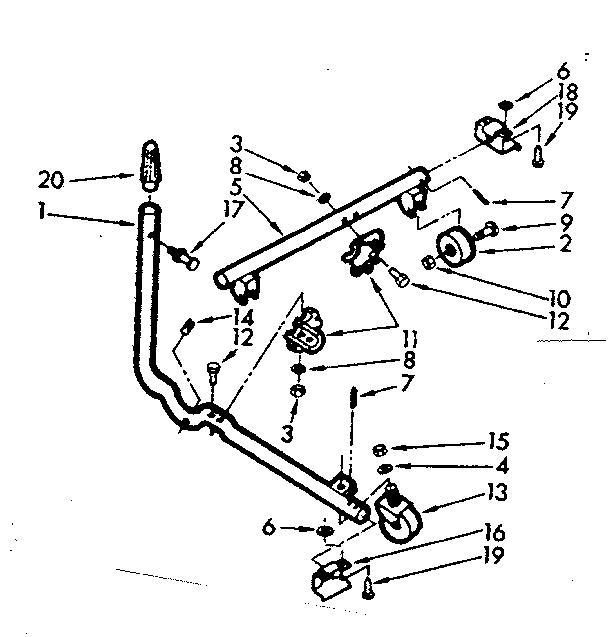 Caster assembly