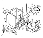 Kenmore 1107057700 cabinet assembly diagram