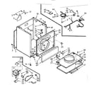 Kenmore 1107057721 cabinet assembly diagram