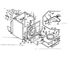 Kenmore 1107058700 cabinet assembly diagram