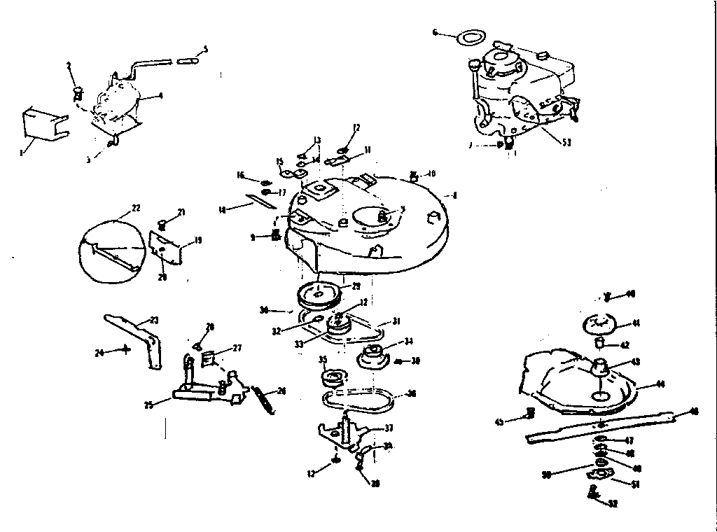 Pulley and gear case assembly