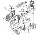 Eureka SE3116A vacuum cleaner parts diagram