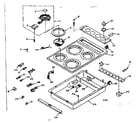 Kenmore 1544156640 counter unit parts diagram