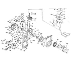 Tecumseh H25-25199H basic engine diagram