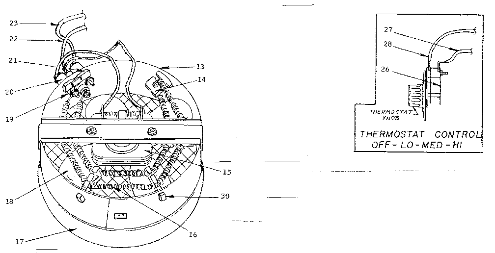Heating element assembly