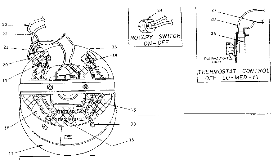 Heating element assembly