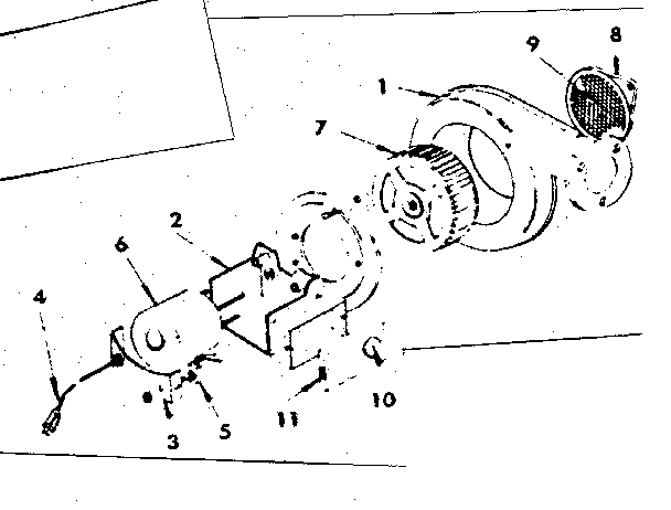 Optional forced air blower