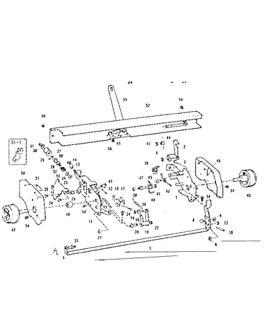Type bar & sector plate carriage side plate